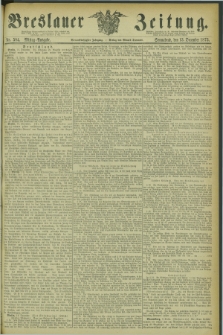 Breslauer Zeitung. Jg.54, Nr. 584 (13 December 1873) - Mittag-Ausgabe
