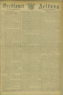 Breslauer Zeitung. Jg.55, Nr. 21 (14 Januar 1874) - Morgen-Ausgabe + dod.