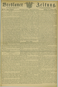 Breslauer Zeitung. Jg.55, Nr. 65 (8 Februar 1874) - Morgen-Ausgabe + dod.