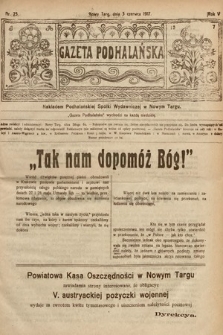 Gazeta Podhalańska. 1917, nr 23