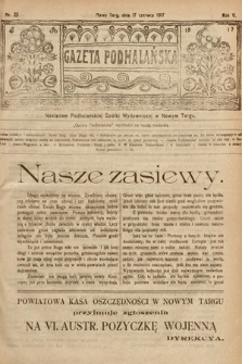 Gazeta Podhalańska. 1917, nr 25