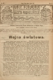 Gazeta Podhalańska. 1917, nr 27