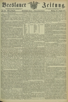 Breslauer Zeitung. Jg.55, Nr. 356 (3 August 1874) - Mittag-Ausgabe