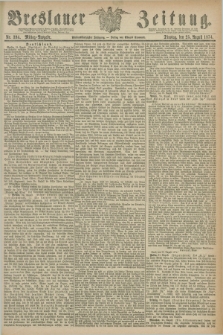 Breslauer Zeitung. Jg.55, Nr. 394 (25 August 1874) - Mittag-Ausgabe