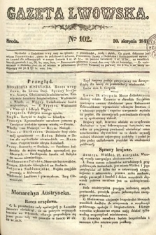 Gazeta Lwowska. 1848, nr 102