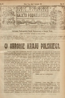 Gazeta Podhalańska. 1917, nr 32