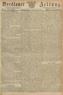 Breslauer Zeitung. Jg.55, Nr. 419 (9 September 1874) - Morgen-Ausgabe + dod.