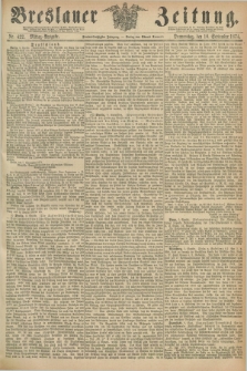 Breslauer Zeitung. Jg.55, Nr. 422 (10 September 1874) - Mittag-Ausgabe