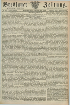 Breslauer Zeitung. Jg.55, Nr. 425 (12 September 1874) - Morgen-Ausgabe + dod.