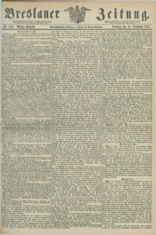 Breslauer Zeitung. Jg.55, Nr. 430 (15 September 1874) - Mittag-Ausgabe