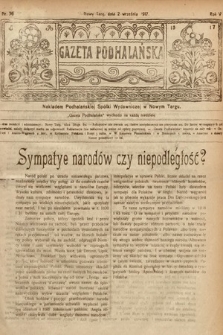 Gazeta Podhalańska. 1917, nr 36