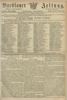 Breslauer Zeitung. Jg.55, Nr. 453 (29 September 1874) - Morgen-Ausgabe + dod.