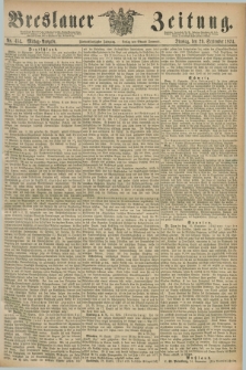 Breslauer Zeitung. Jg.55, Nr. 454 (29 September 1874) - Mittag-Ausgabe