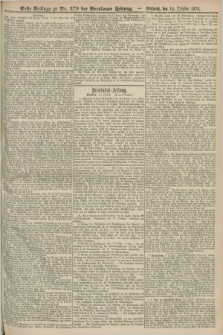 Breslauer Zeitung. [Jg.55], Beilage zu Nr. 479 der Breslauer Zeitung (14 October 1874)