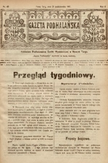 Gazeta Podhalańska. 1917, nr 43