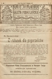 Gazeta Podhalańska. 1917, nr 46