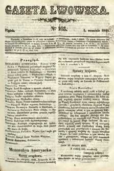 Gazeta Lwowska. 1848, nr 103