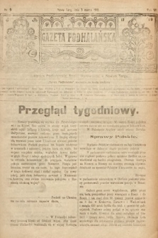 Gazeta Podhalańska. 1918, nr 9