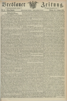 Breslauer Zeitung. Jg.56, Nr. 52 (1 Februar 1875) - Mittag-Ausgabe