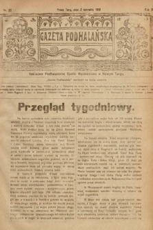 Gazeta Podhalańska. 1918, nr 22
