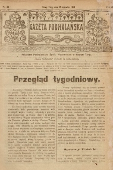 Gazeta Podhalańska. 1918, nr 24