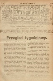Gazeta Podhalańska. 1918, nr 25
