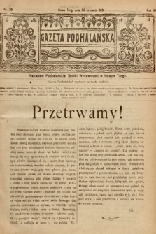 Gazeta Podhalańska. 1918, nr 26