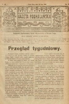 Gazeta Podhalańska. 1918, nr 30