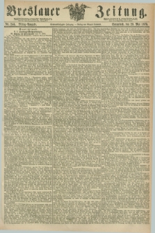 Breslauer Zeitung. Jg.56, Nr. 244 (29 Mai 1875) - Mittag-Ausgabe
