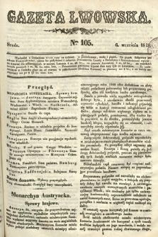 Gazeta Lwowska. 1848, nr 105