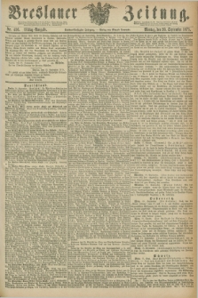 Breslauer Zeitung. Jg.56, Nr. 436 (20 September 1875) - Mittag-Ausgabe