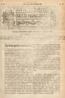 Gazeta Podhalańska. 1919, nr 14