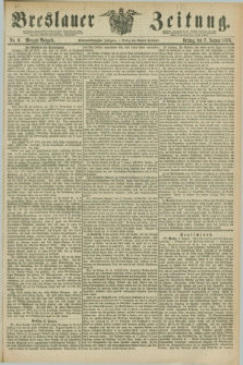 Breslauer Zeitung. Jg.57, Nr. 9 (7 Januar 1876) - Morgen-Ausgabe + dod.