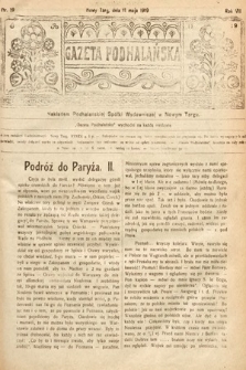 Gazeta Podhalańska. 1919, nr 19
