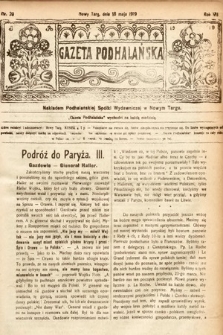 Gazeta Podhalańska. 1919, nr 20