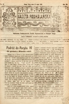 Gazeta Podhalańska. 1919, nr 21