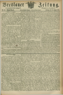 Breslauer Zeitung. Jg.57, Nr. 37 (23 Januar 1876) - Morgen-Ausgabe + dod.