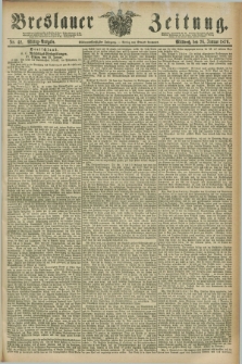 Breslauer Zeitung. Jg.57, Nr. 42 (26 Januar 1876) - Mittag-Ausgabe