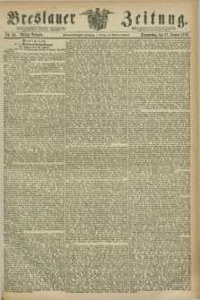 Breslauer Zeitung. Jg.57, Nr. 44 (27 Januar 1876) - Mittag-Ausgabe