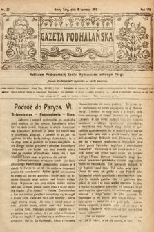 Gazeta Podhalańska. 1919, nr 23