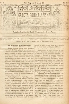 Gazeta Podhalańska. 1919, nr 25