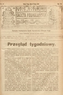 Gazeta Podhalańska. 1919, nr 27