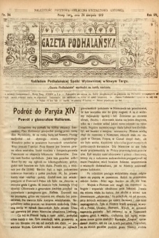Gazeta Podhalańska. 1919, nr 34