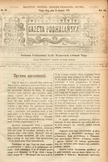 Gazeta Podhalańska. 1919, nr 35