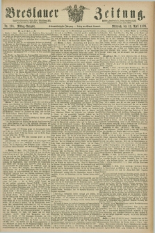 Breslauer Zeitung. Jg.57, Nr. 174 (12 April 1876) - Mittag-Ausgabe