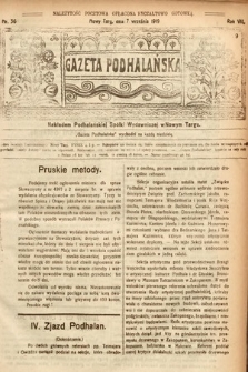 Gazeta Podhalańska. 1919, nr 36