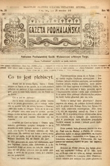 Gazeta Podhalańska. 1919, nr 39