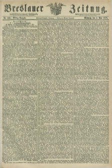 Breslauer Zeitung. Jg.57, Nr. 206 (3 Mai 1876) - Mittag-Ausgabe