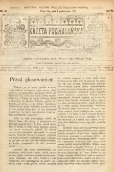 Gazeta Podhalańska. 1919, nr 40