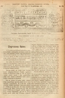 Gazeta Podhalańska. 1919, nr 41